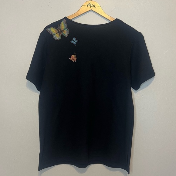 TEDDI Y2K Butterfly Tee Size Medium - Picture 4 of 4